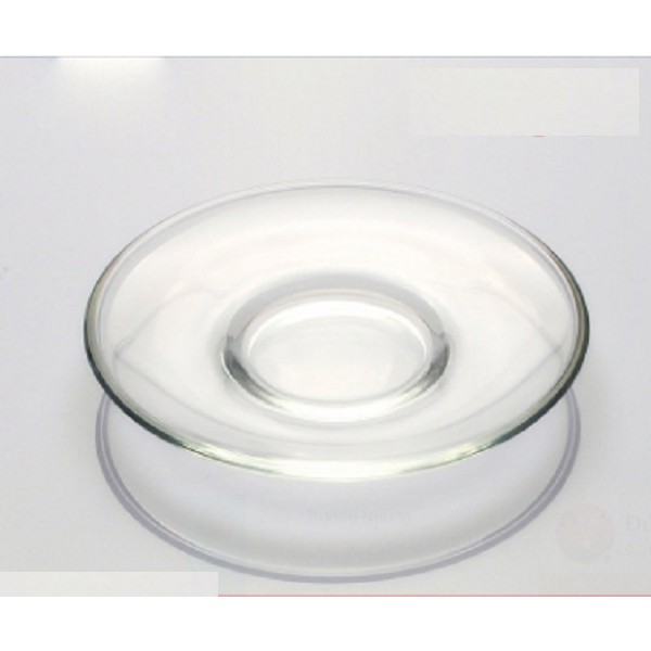 Đĩa thủy tinh lót cốc lót ly 13cm